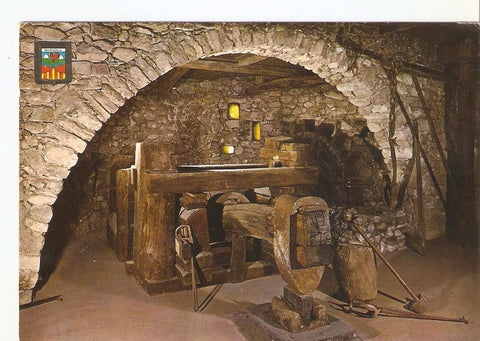Postal 035550 : Ripoll. museu Reproductor duna Farga Catalana del segle XVII)