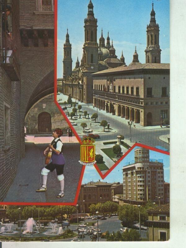 Postal 011496: Vistas varias de Zaragoza