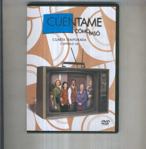 DVD: Cuentame como paso, numero 018, cuarta temporada, capitulo 058