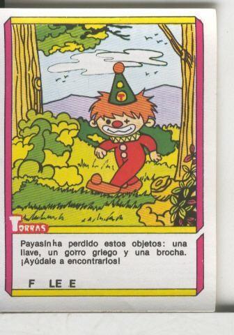 Cromo: Quien dijo, coleccion recreativa de chocolates Torras numero 32