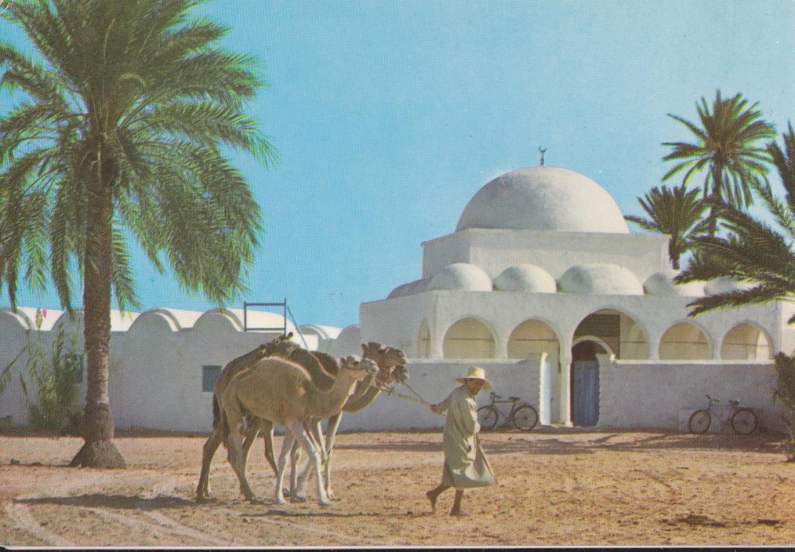 Postal 62001 : Jerba. The Mosque of Mahboubine