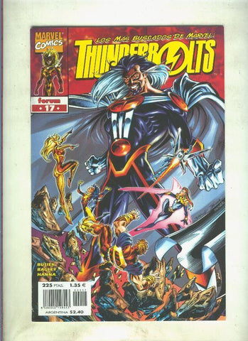 Thunderbolts volumen 1 numero 17 (subrayado parte del credito)