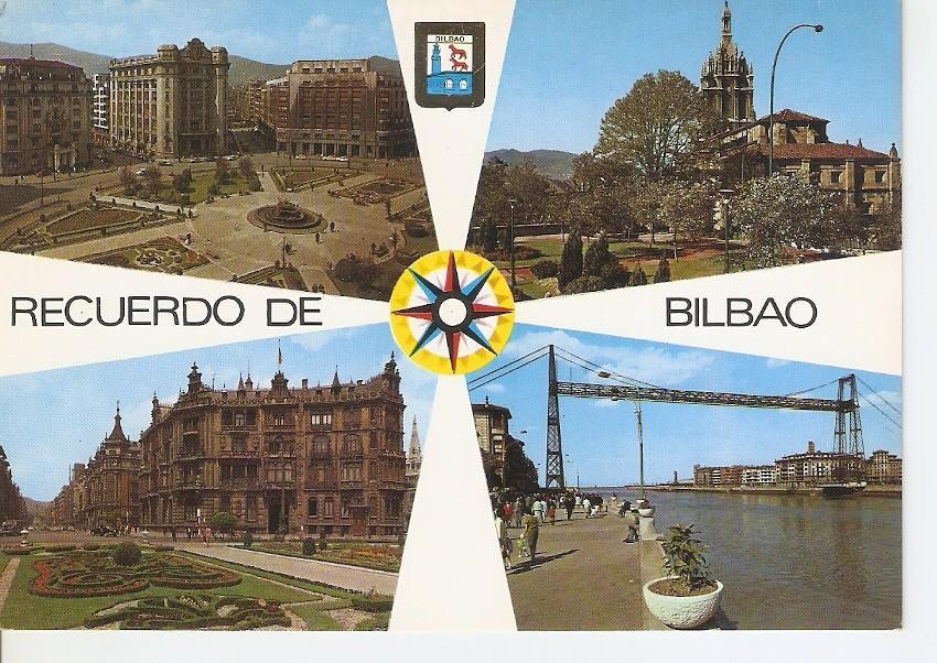 Postal 031363 : Bilbao. Pl. de Federico Moyua-Basilica de la Virgen de Begona