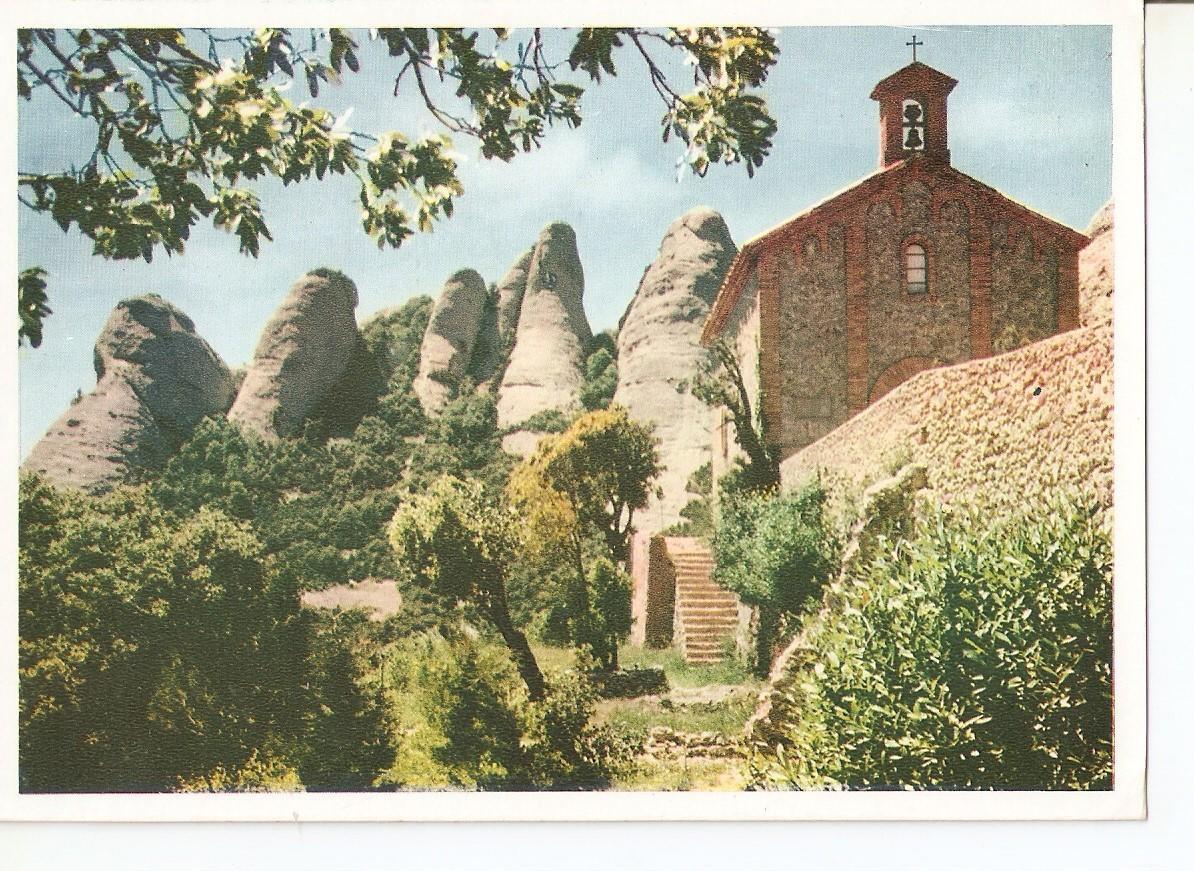 Postal 038372 : Montserrat - Ermita de San Benit y picos de Santa Magdalena