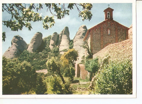 Postal 038372 : Montserrat - Ermita de San Benit y picos de Santa Magdalena