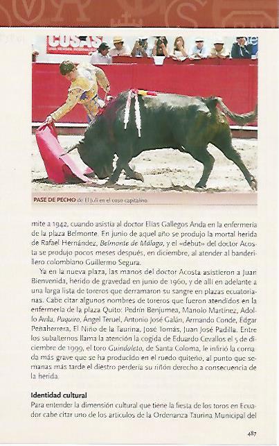 LAMINA COSSIO 50979: Pase de pecho de El Juli