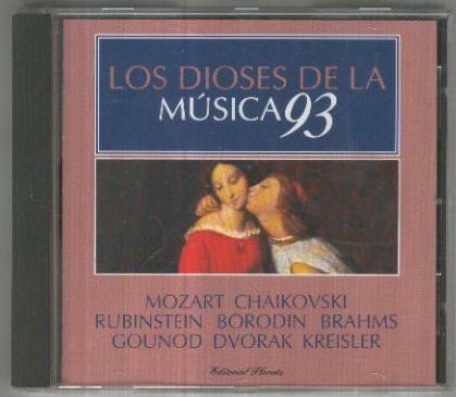 CD Musica: Coleccion Los Dioses de la Musica 93 Numero 41: MOZART-Chaikovski-Rubinstein-Borodin-Brahms-Dvorak
