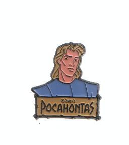 PINS: POHAHONTAS : JOHN SMITH (Busto, Head)