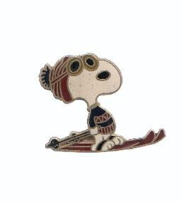 PINS: SNOOPY : SNOOPY ESQUIANDO - Skiing Snoopy