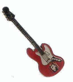 PINS: FENDER: FENDER JAZZ BASS Rojo - FENDER JAZZ BASS Red