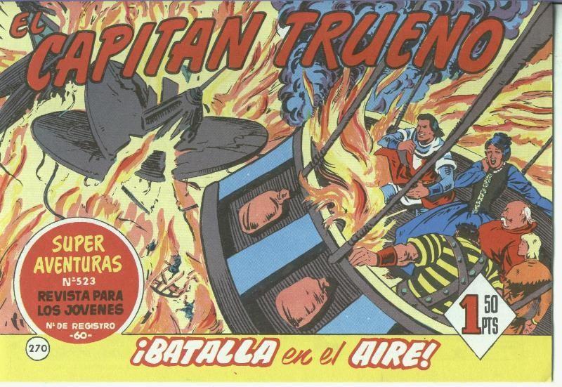 El Capitan trueno facsimil numero 270: Batalla en el aire