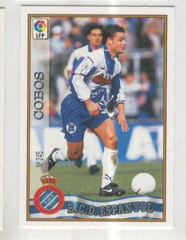 Cromo Liga 97/98: R.C.D.Espanyol numero 245: Cobos