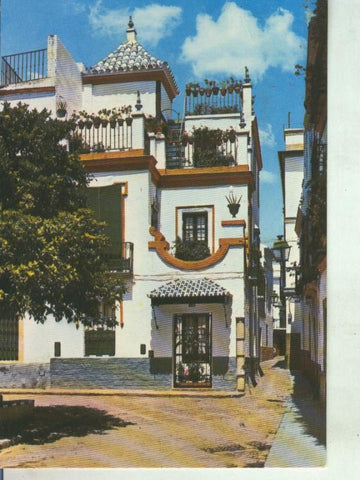 Postal 011443: Plaza de Doña Elvira en el barrio de Santa Cruz de Sevilla