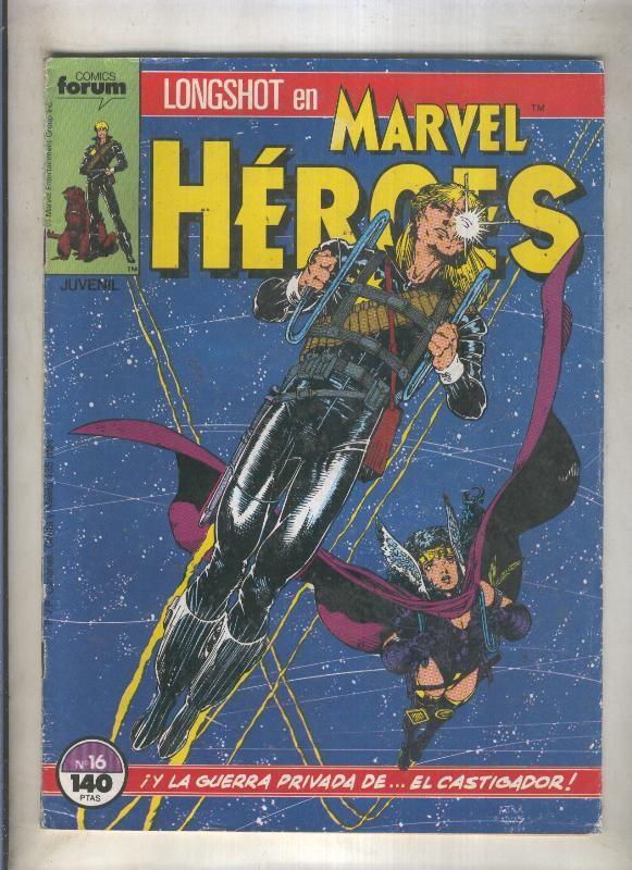 Marvel Heroes numero 16: Longshot  (numerado 4 en trasera)
