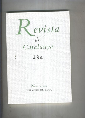 Revista de catalunya numero 234