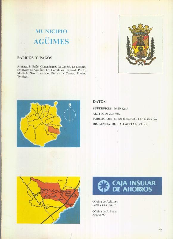 Municipio Canario de Aguimes: 4 paginas, 8 fotos color