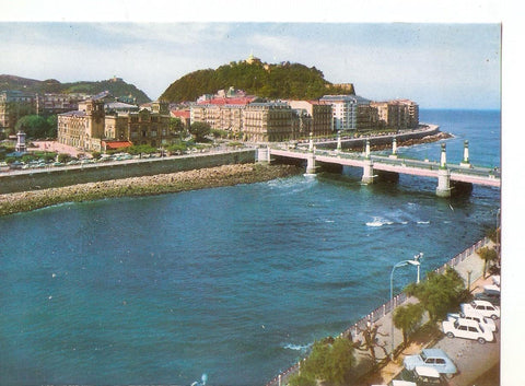 Postal 038265 : San Sebastian. Rio Urumea y vista parcial