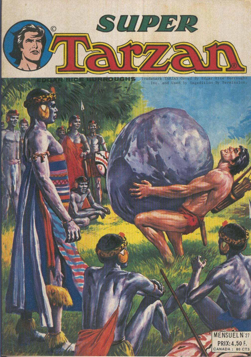 SUPER TARZAN Sagedition Numero 27: Les Griffes de la Mort