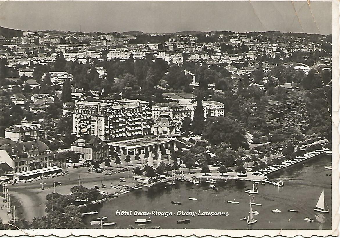 Postal 51274: LAUSANNE - Hotel Beau Rivage