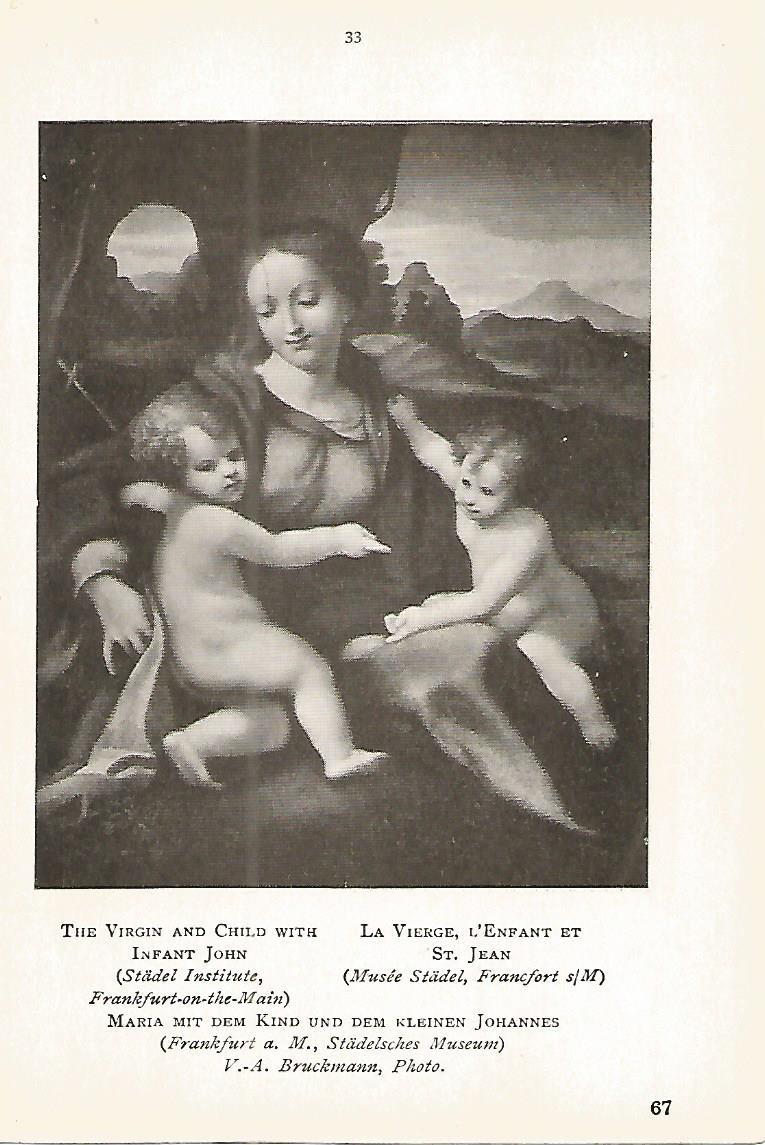 Lamina 109: CORREGGIO. La Virgen y el Niño con el niño Juan
