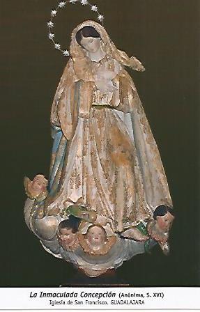 POSTAL 54695: La Inmaculada Concepcion (siglo XVI). Guadalajara