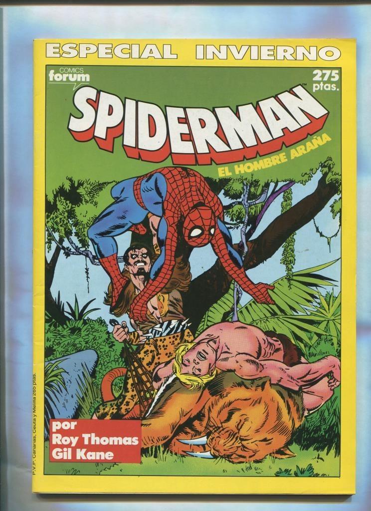 Spiderman especial invierno 1990: Internate en tierra salvaje