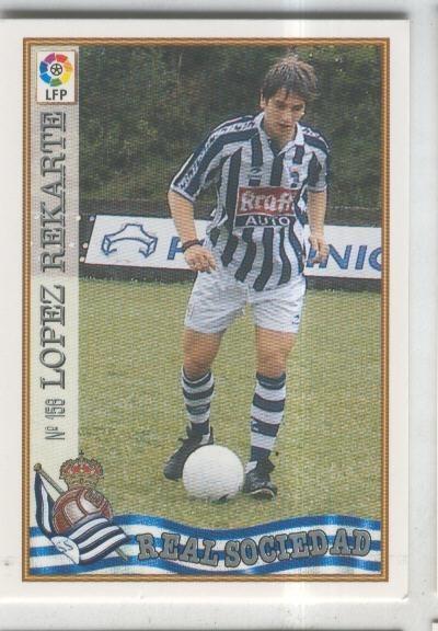 Cromo Liga 97/98: Real Sociedad numero 156: Lopez Rekarte