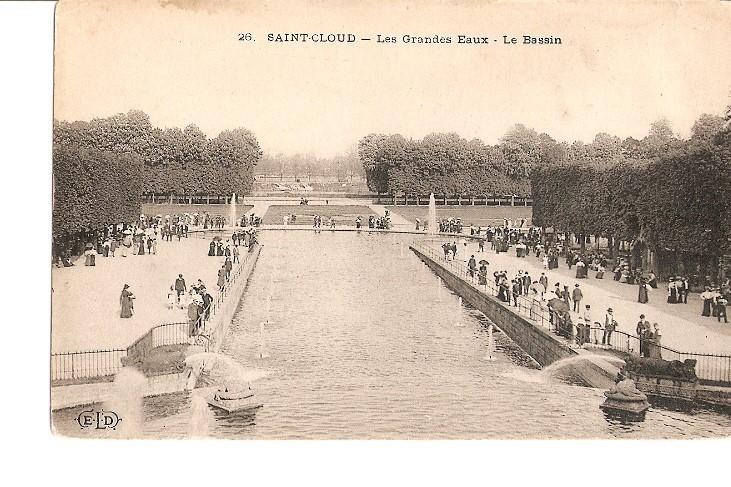 Postal 022350 : Saint-Cloud - Les Grandes Eaux - Le Bassin