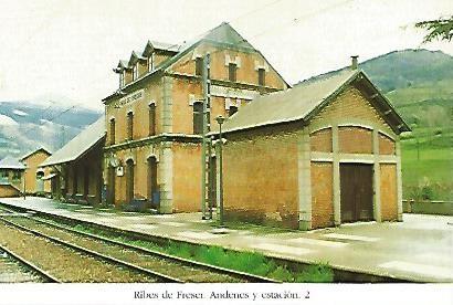 POSTAL 55143: Estacion de Ribes de Freser. 1993