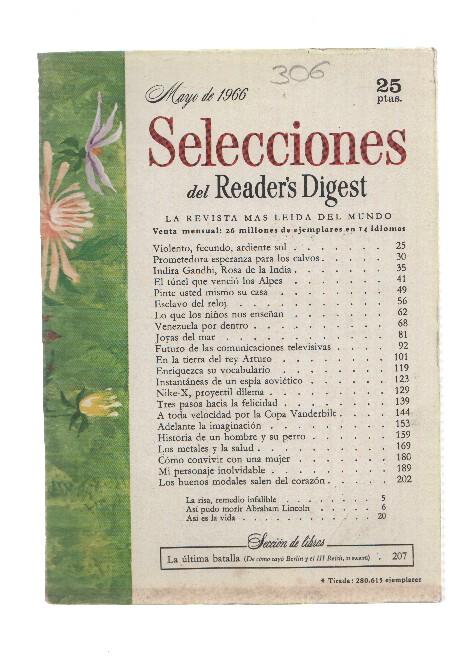 Selecciones del Readers Digest numero 306