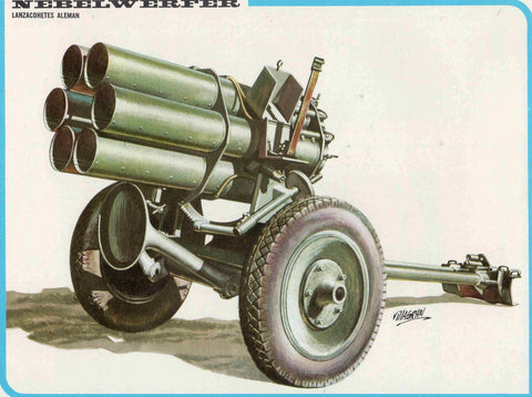 LAMINA 4181: NEBELWERFER Lanzacoetes Aleman