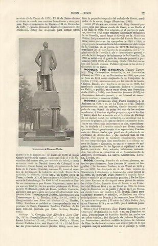 LAMINA ESPASA 19240: Monumento a Roon en Berlin