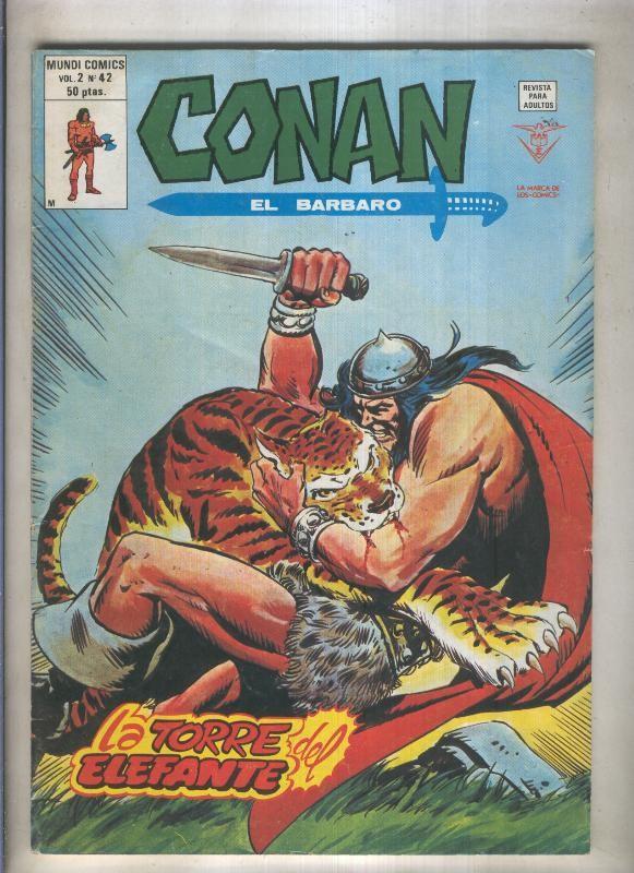 Conan el Barbaro volumen 2 numero 42 (numerado 3 en trasera)