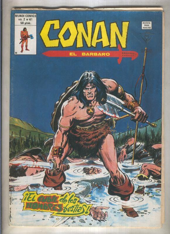 Conan el Barbaro volumen 2 numero 41 (numerado 4 en trasera)