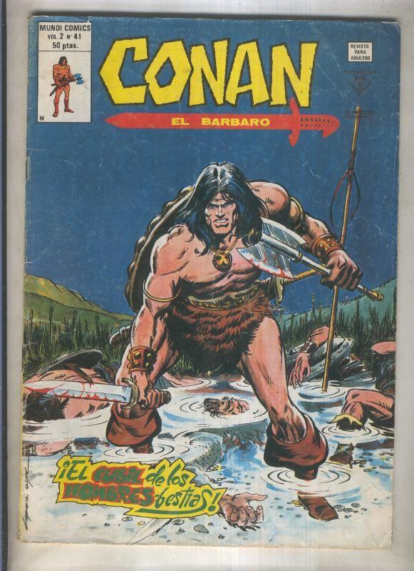 Conan el Barbaro volumen 2 numero 41 (numerado 5 en trasera)