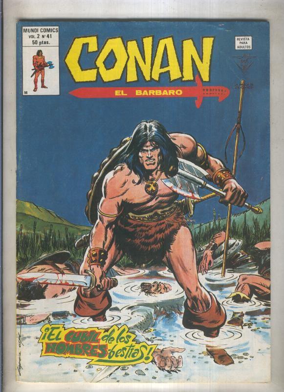 Conan el Barbaro volumen 2 numero 41 (numerado 6 en trasera)