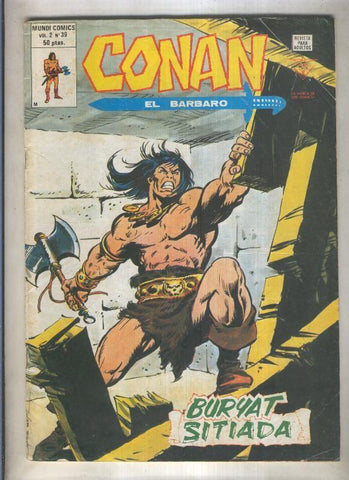 Conan el Barbaro volumen 2 numero 39 (numerado 2 en trasera)