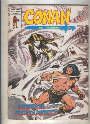 Conan el Barbaro volumen 2 numero 36 (numerado 1 en trasera)