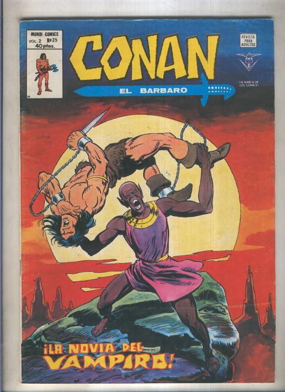 Conan el Barbaro volumen 2 numero 35 (numerado 2 en trasera)