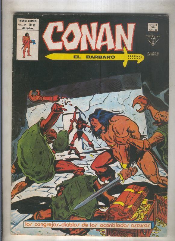 Conan el Barbaro volumen 2 numero 32 (numerado 1 en trasera)