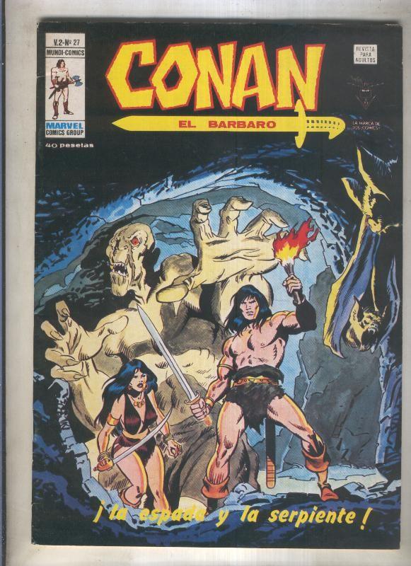 Conan el Barbaro volumen 2 numero 27 (numerado 2 en trasera)