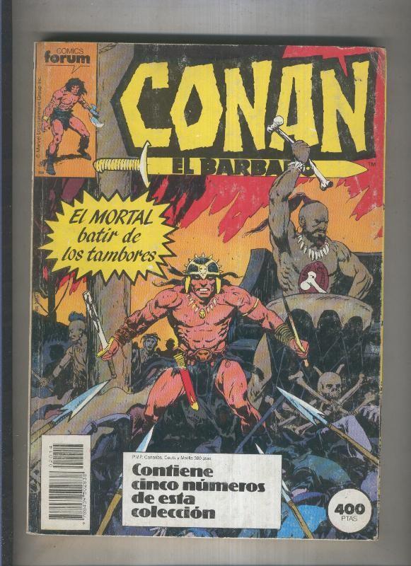 Conan el Barbaro volumen 1, primera edicion retapado numero 156 al 160 (numerado 2 en trasera)