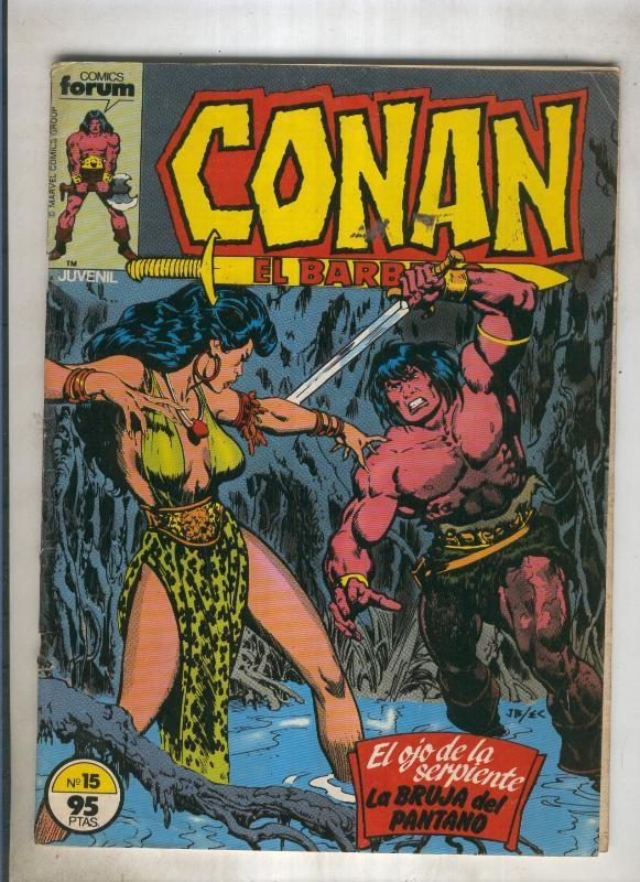 Conan el Barbaro primera edicion numero 015 (numerado 3 en trasera)