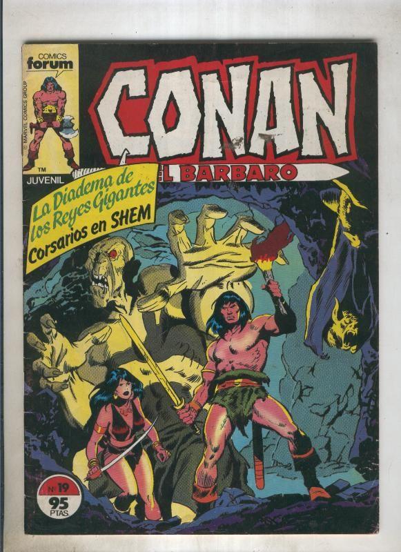 Conan el Barbaro primera edicion numero 019 (numerado 4 en trasera)