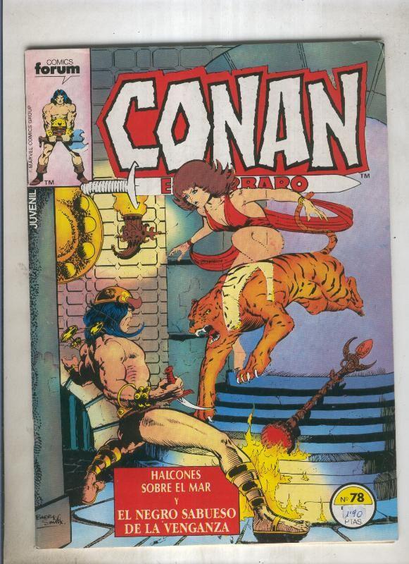 Conan el Barbaro primera edicion numero 078 (numerado 5 en trasera)