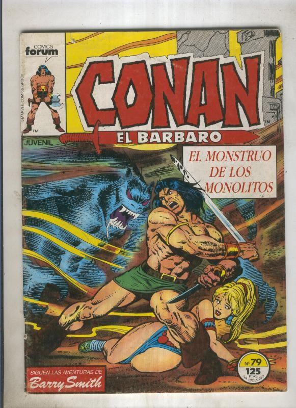 Conan el Barbaro primera edicion numero 079 (numerado 4 en trasera)