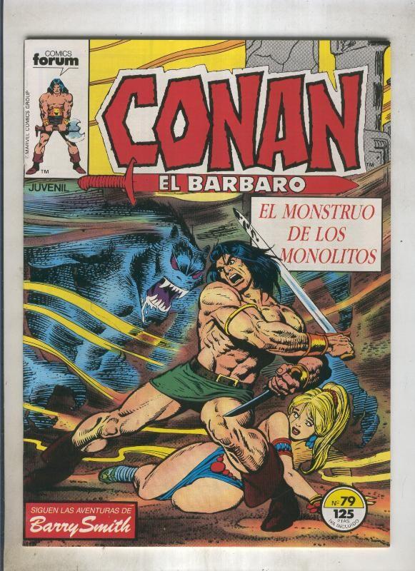 Conan el Barbaro primera edicion numero 079 (numerado 5 en trasera)