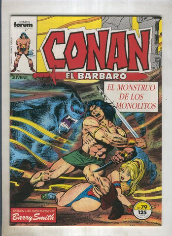 Conan el Barbaro primera edicion numero 079 (numerado 5 en trasera)