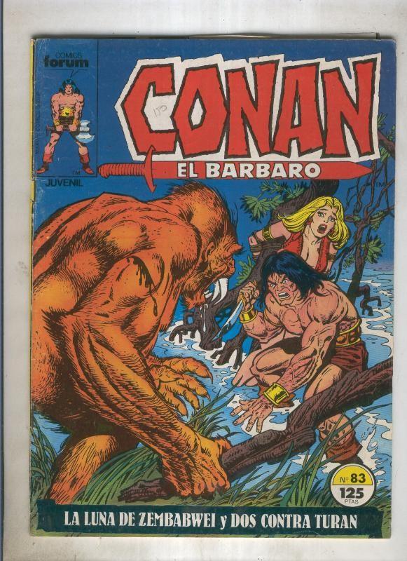 Conan el Barbaro primera edicion numero 083 (numerado 3 en trasera)