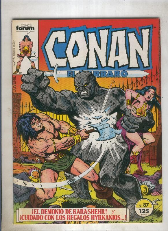 Conan el Barbaro primera edicion numero 087 (numerado 2 en trasera)